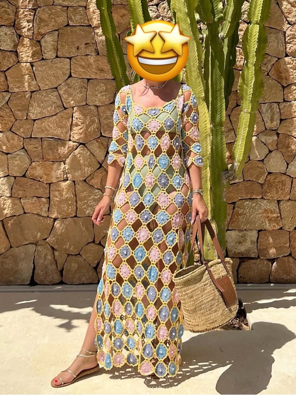 NWT Celia B Ulmer Crochet Maxi Dress size XS video